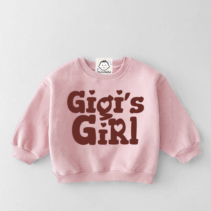 GIGI'S GIRL Baby & Kids Slogan Sweatshirt