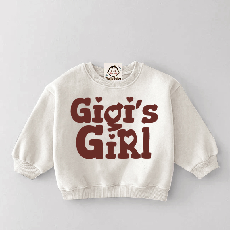 GIGI'S GIRL Baby & Kids Slogan Sweatshirt