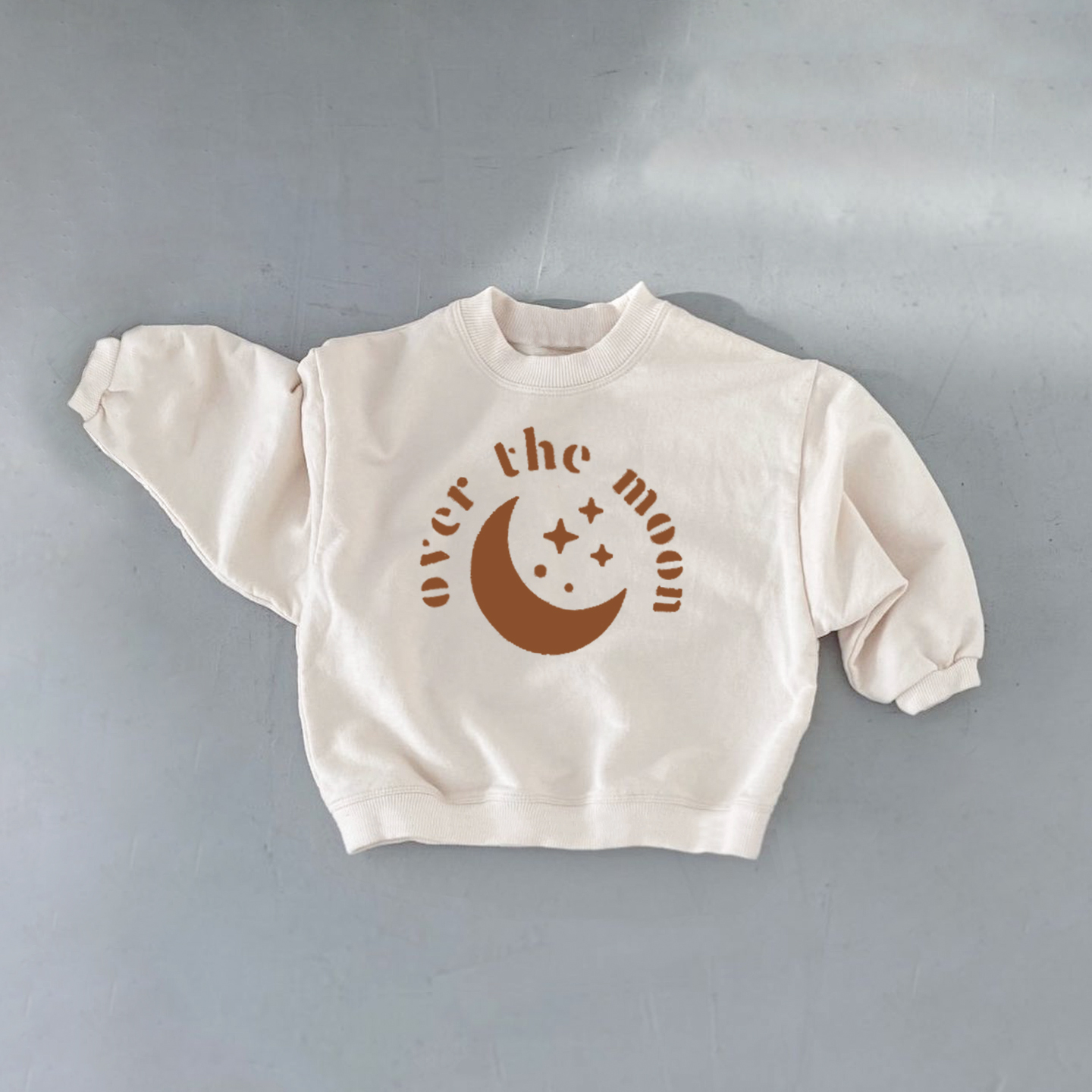 OVER THE MOON Baby & Kids Star Moon Pattern Sweatshirt