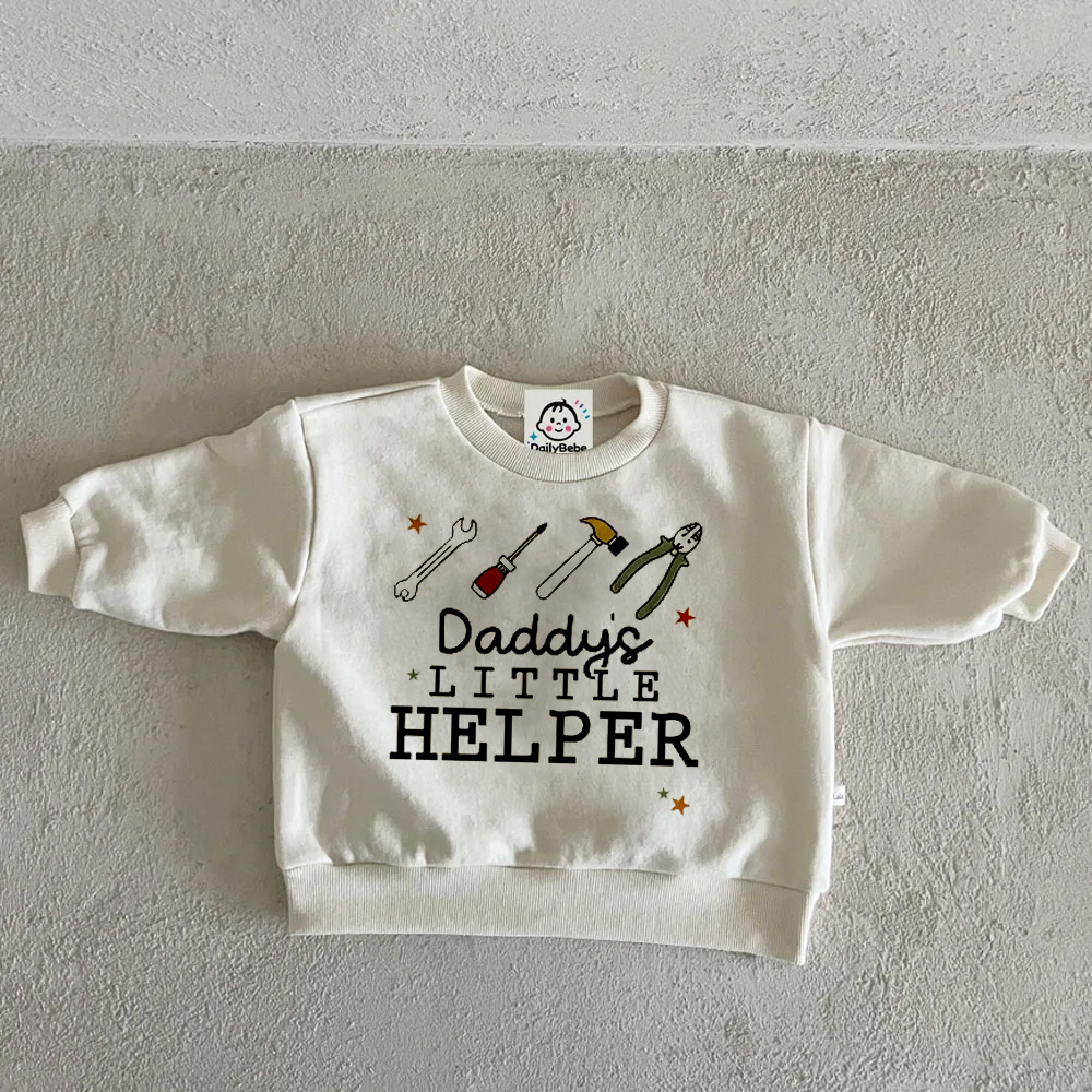 DADDY'S LITTLE HELPER Baby & Kids Sweatshirt