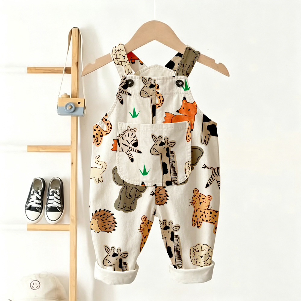 Baby Toddler Animals Overalls