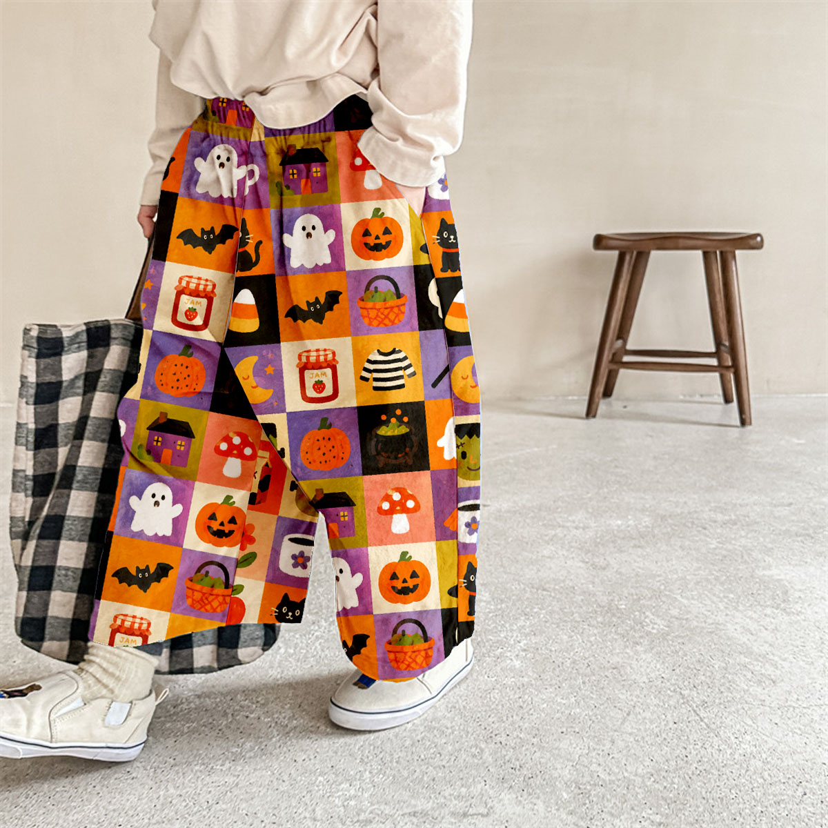 Baby & Kids Pumpkin Halloween Pattern Pants