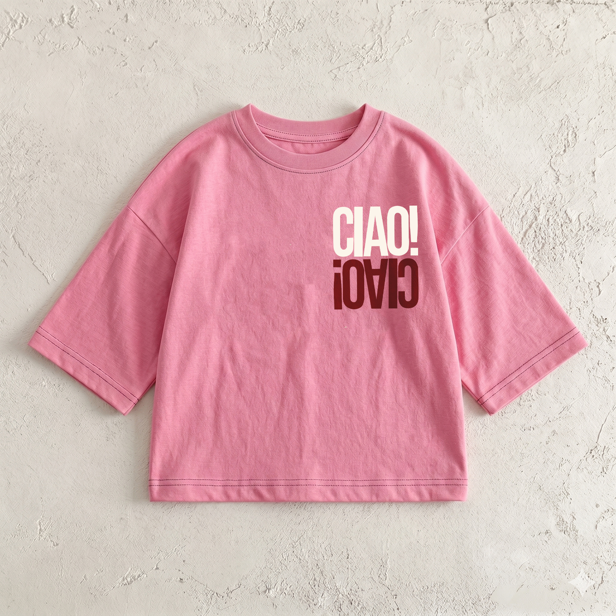 CIAO! Baby & Kids Slogan Front & Back T-Shirt (6M-12Y)