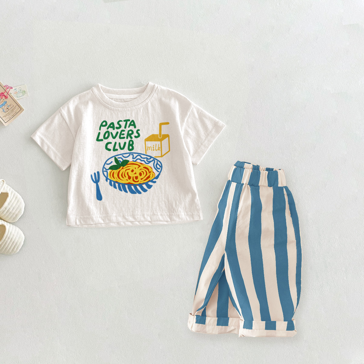 PIZZA LOVERS CLUB Baby Toddler 2 Piece Set