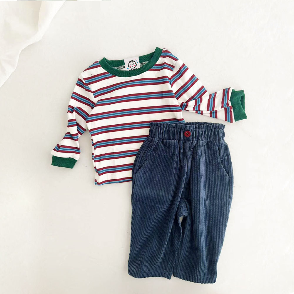 Baby & Kids Striped T-shirt and Casual Pants Set