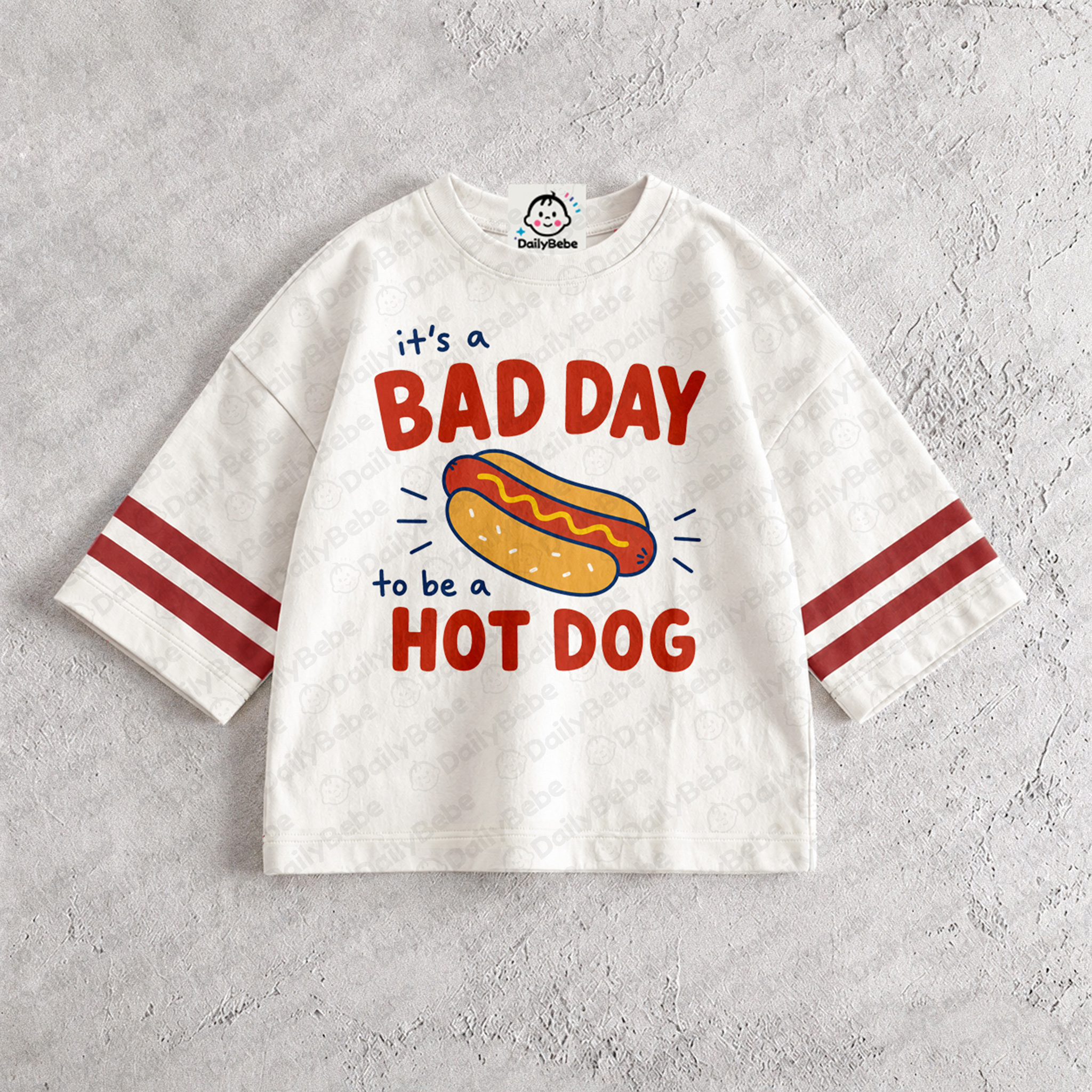 IT'S A BAD DAY TO BE A HOT DOG Baby & Kids T-Shirt (6M-9Y)