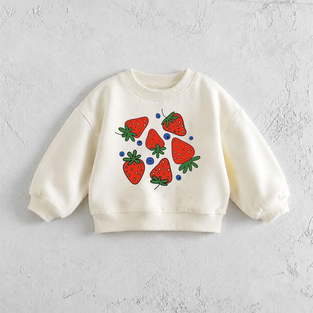  Baby & Toddler Strawberry Pattern Sweatshirt