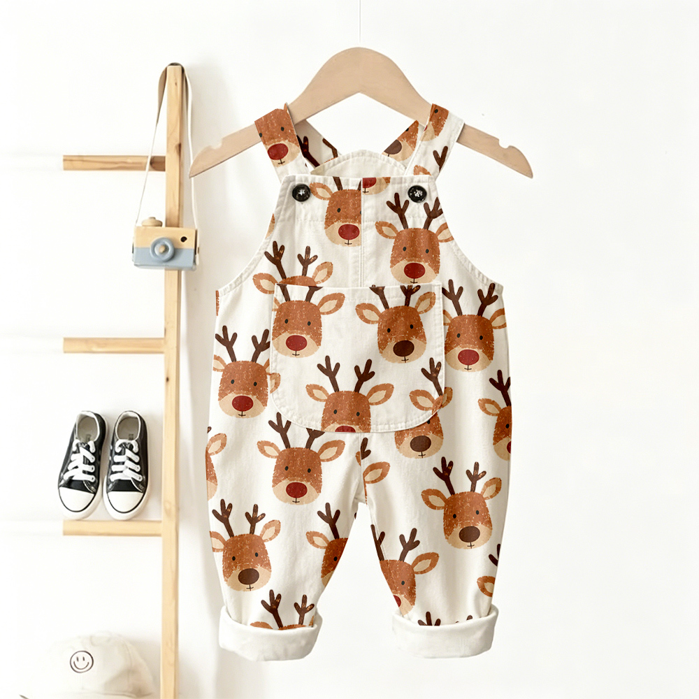 Baby Toddler Elk Overalls