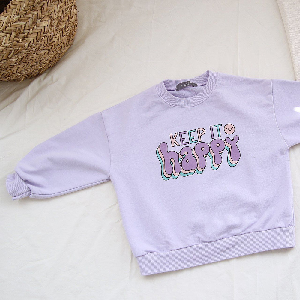 KEEP IT HAPPY Toddler Slogan T-shirt