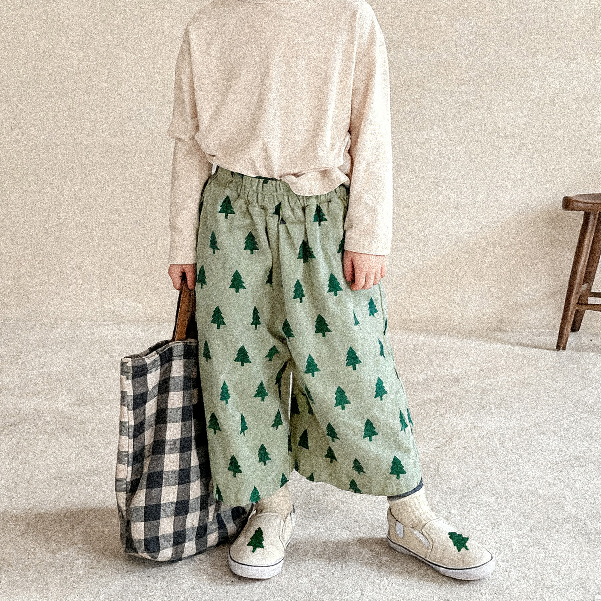 Kid Baby Tree Casual Pants