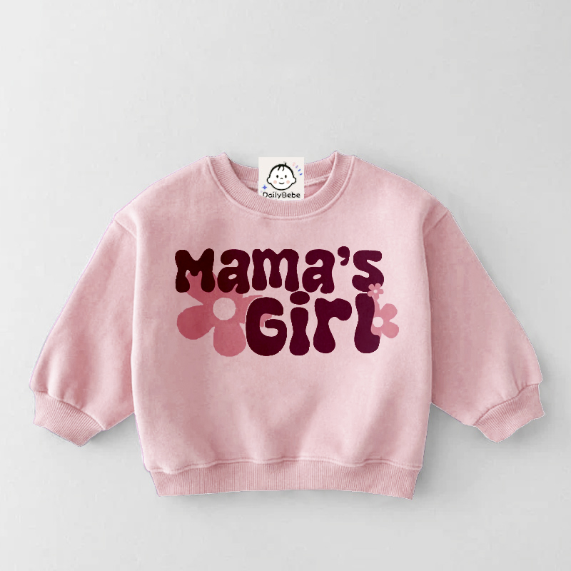 MAMA'S GIRL Baby & Kids Slogan Sweatshirt