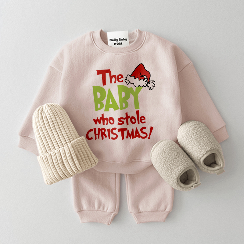 THE BABY WHO STOLE CHRISTMAS!  Baby 2-Piece Set