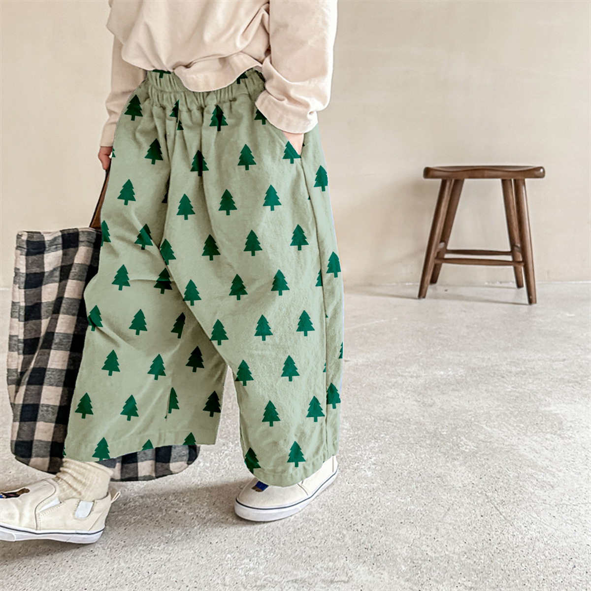 Kid Baby Tree Casual Pants
