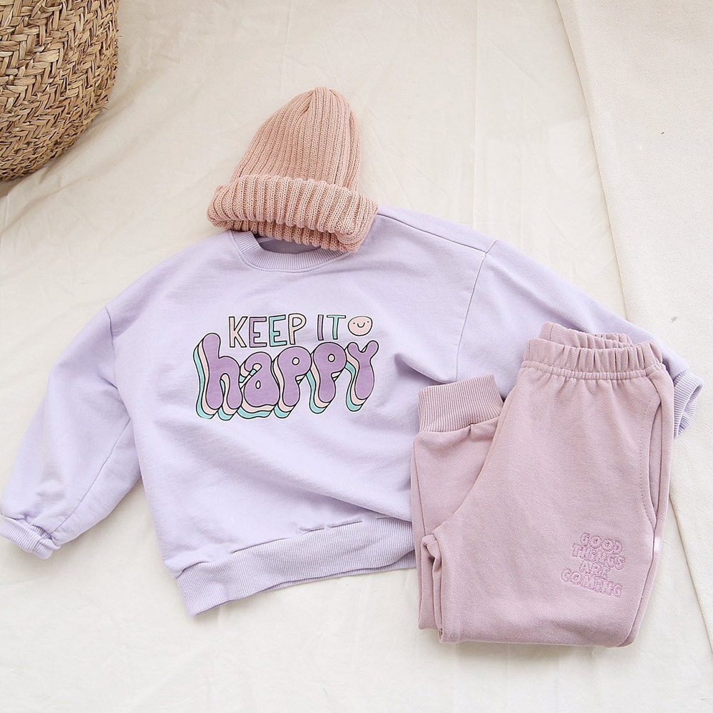 KEEP IT HAPPY Toddler Slogan T-shirt