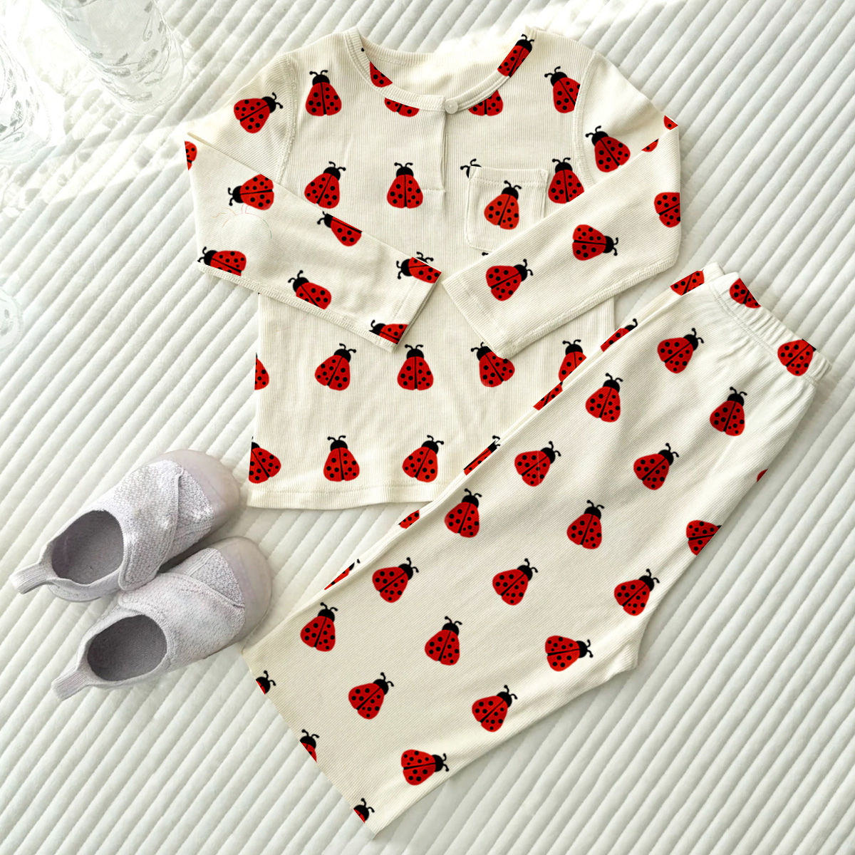 Baby Toddler Ladybug Loungewear Sets