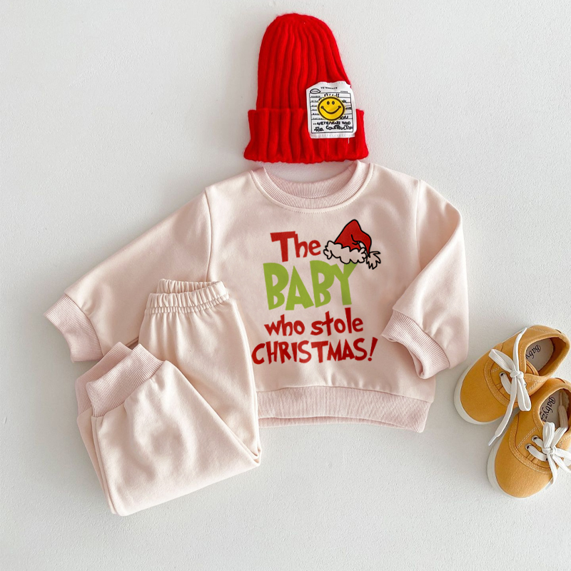 THE BABY WHO STOLE CHRISTMAS!  Baby 2-Piece Set
