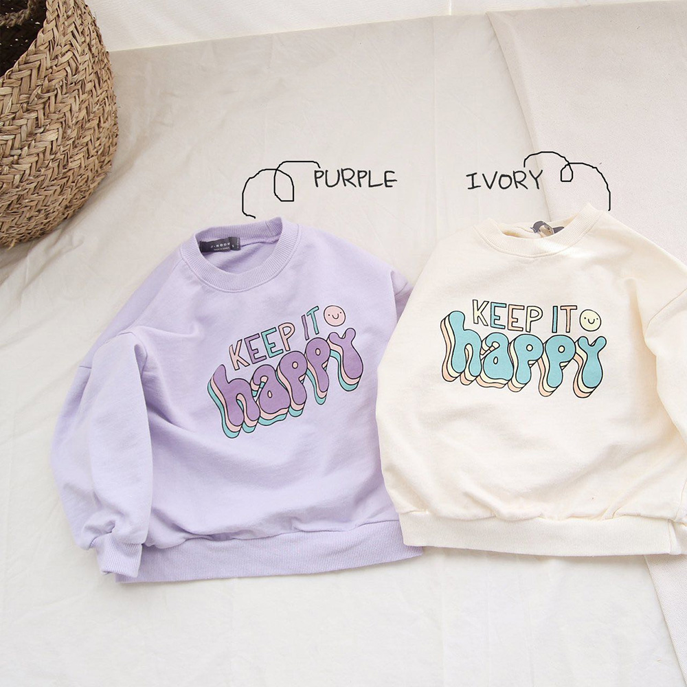 KEEP IT HAPPY Toddler Slogan T-shirt