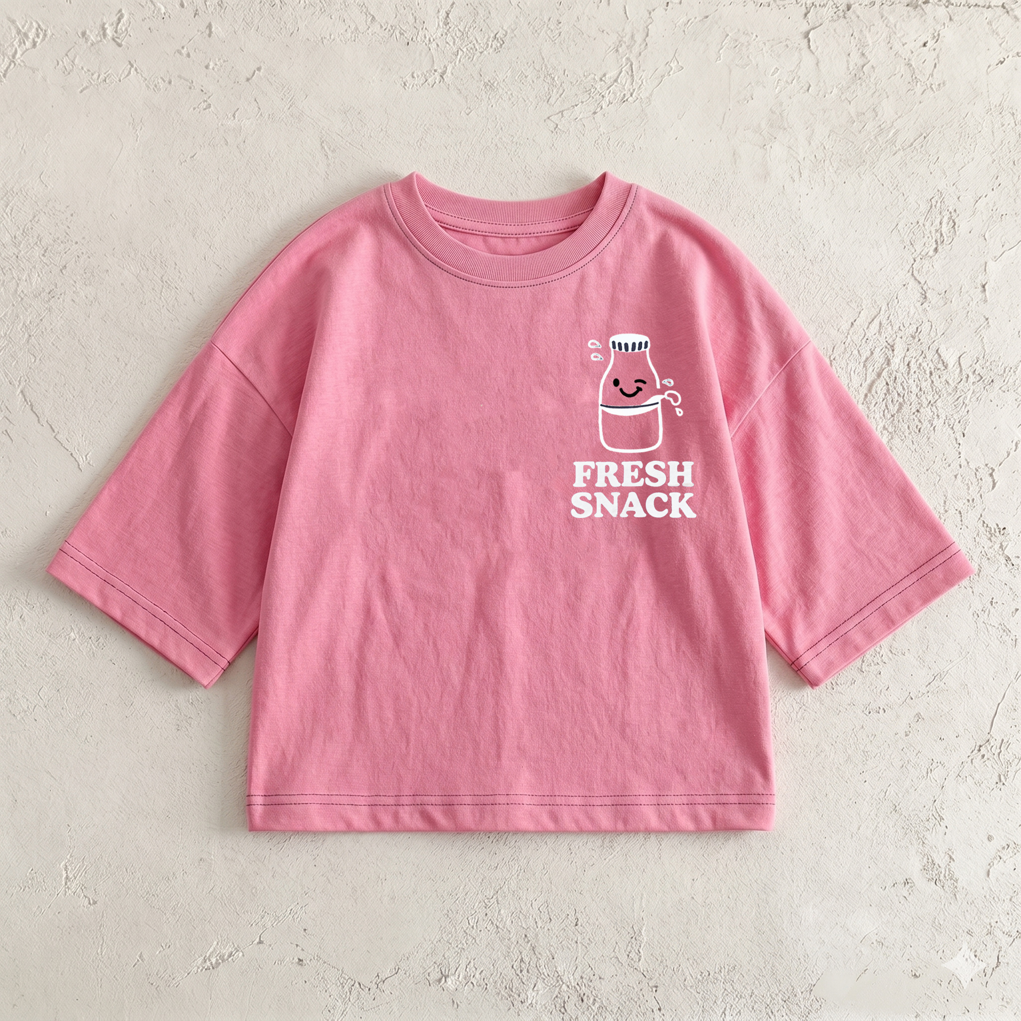 FRESH SNACK Baby & Kids Dairy Cow Front & Back T-Shirt (6M-12Y)