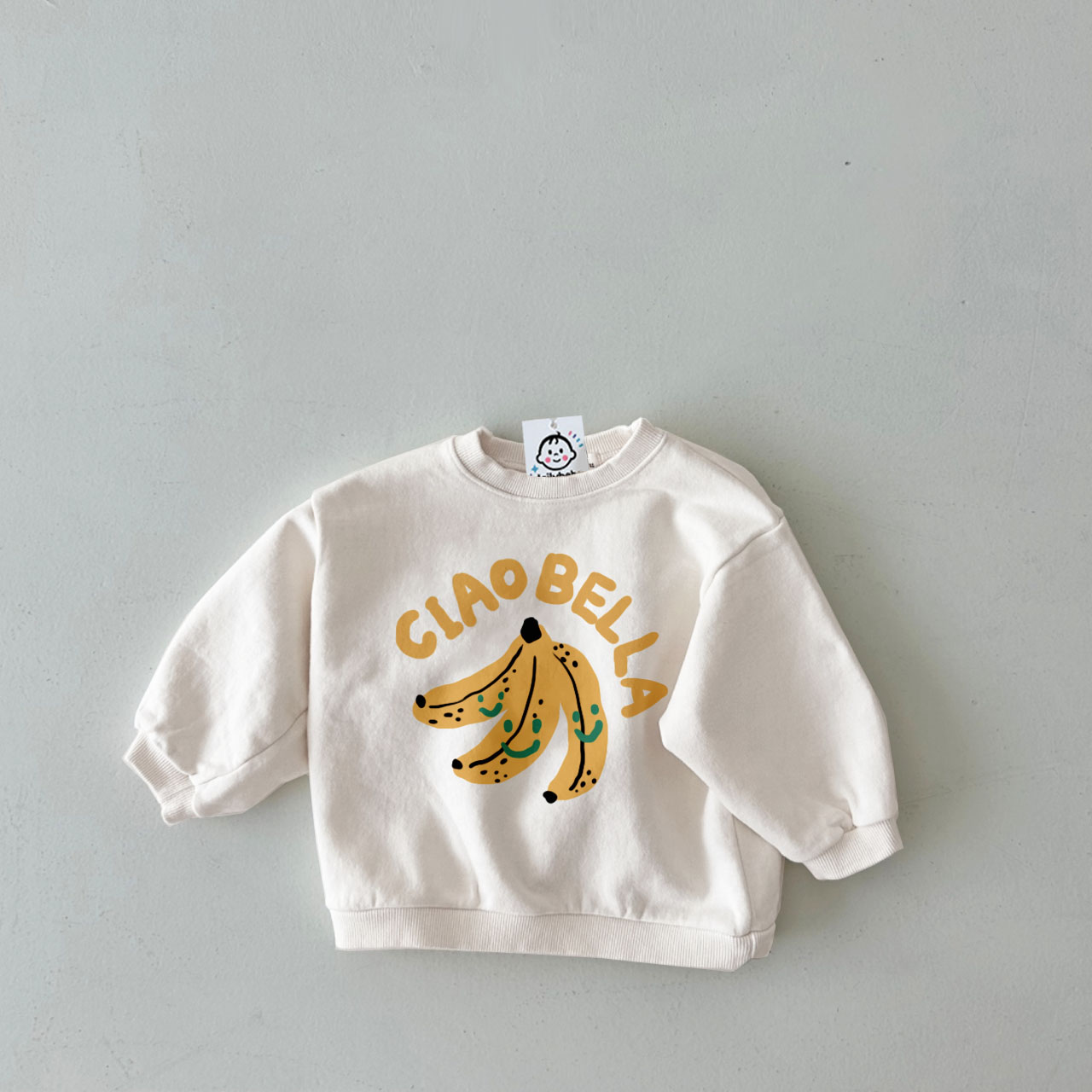 CIAO BELLA Baby Toddler Banana Sweatshirt