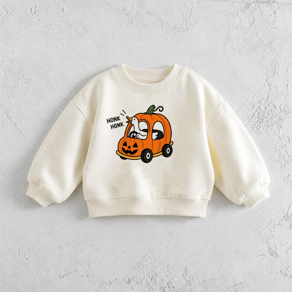 Baby & Kids Pumpkin Patch Goose Pattern Sweatshirt