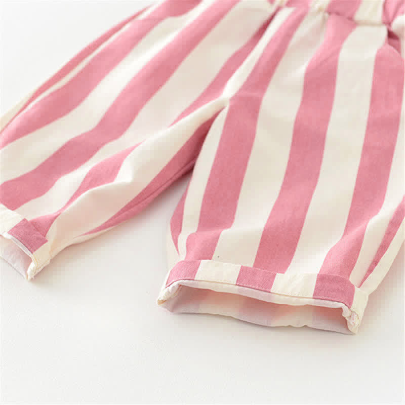 Vertical Striped Casual Pants