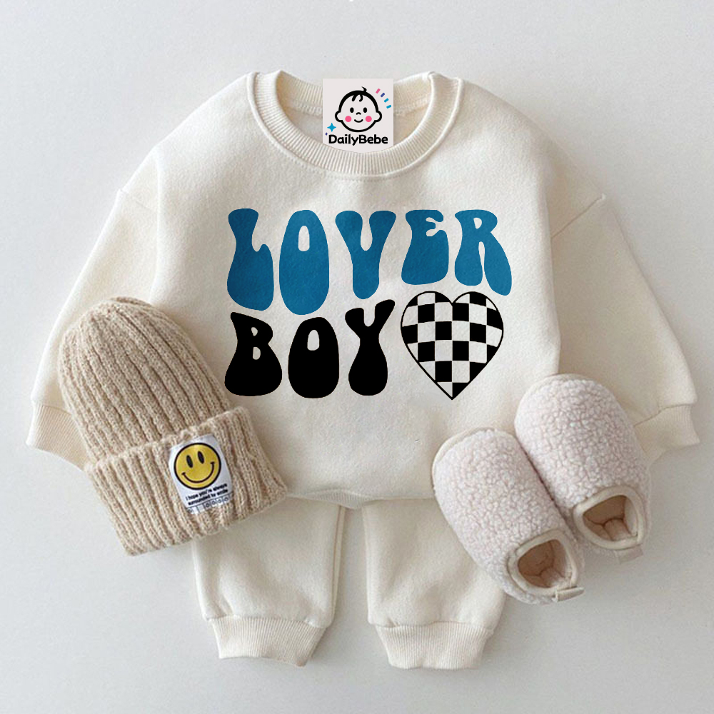 LOVER BOY Baby Toddler Slogan Sets
