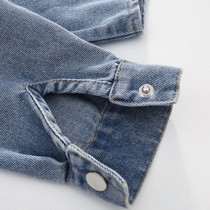 Toddler 2-Piece Denim Blue Set