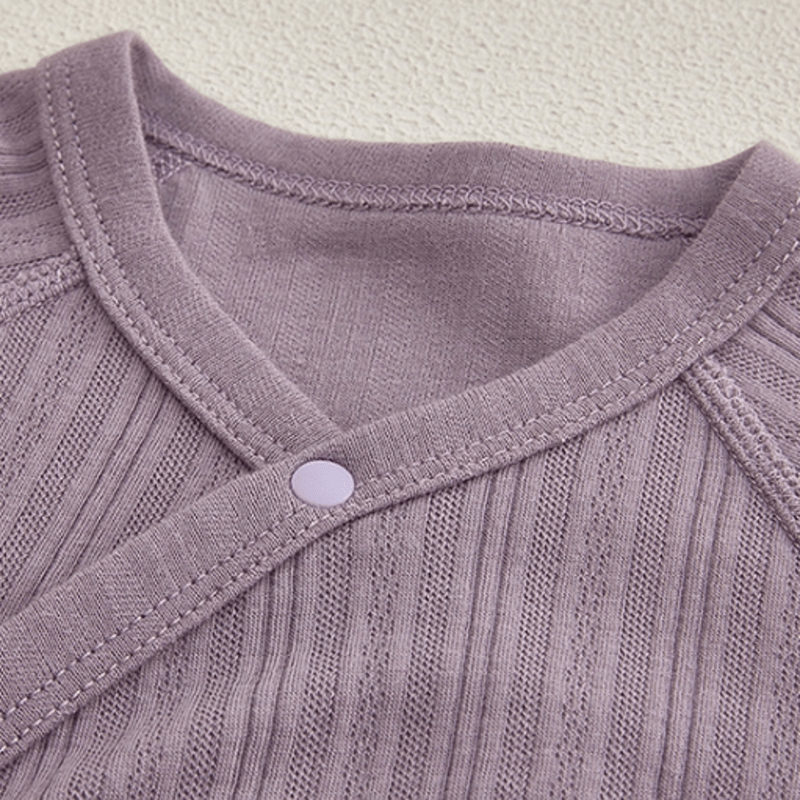 Baby Solid Color Kimono Romper