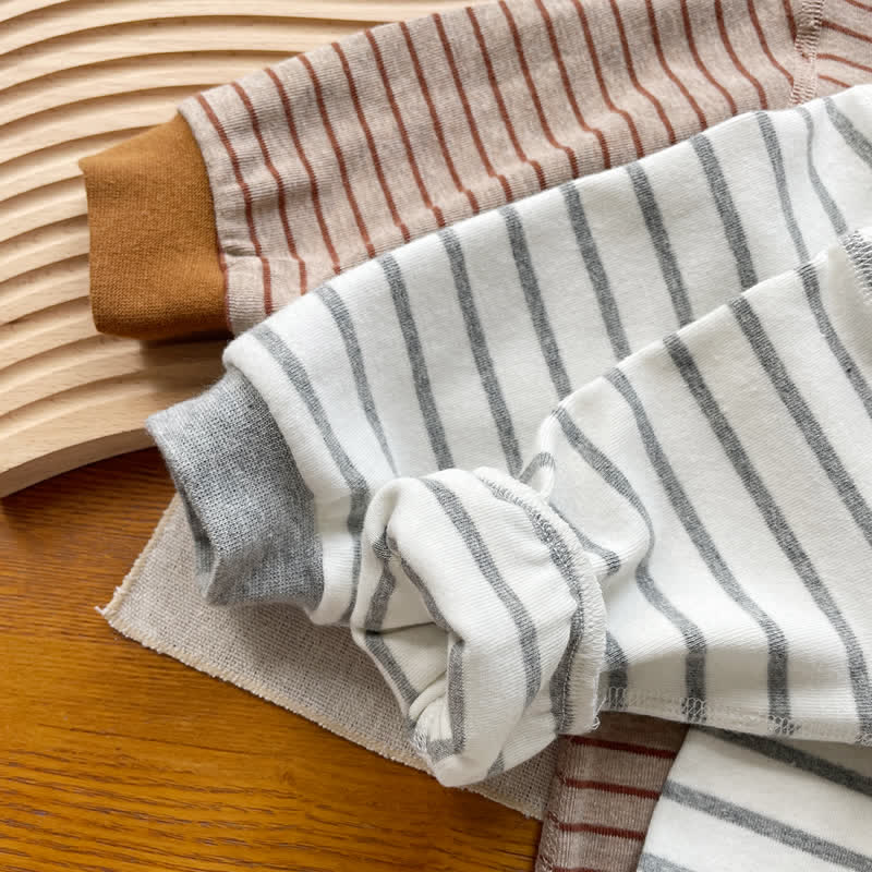 Baby Striped Casual Comfort Romper