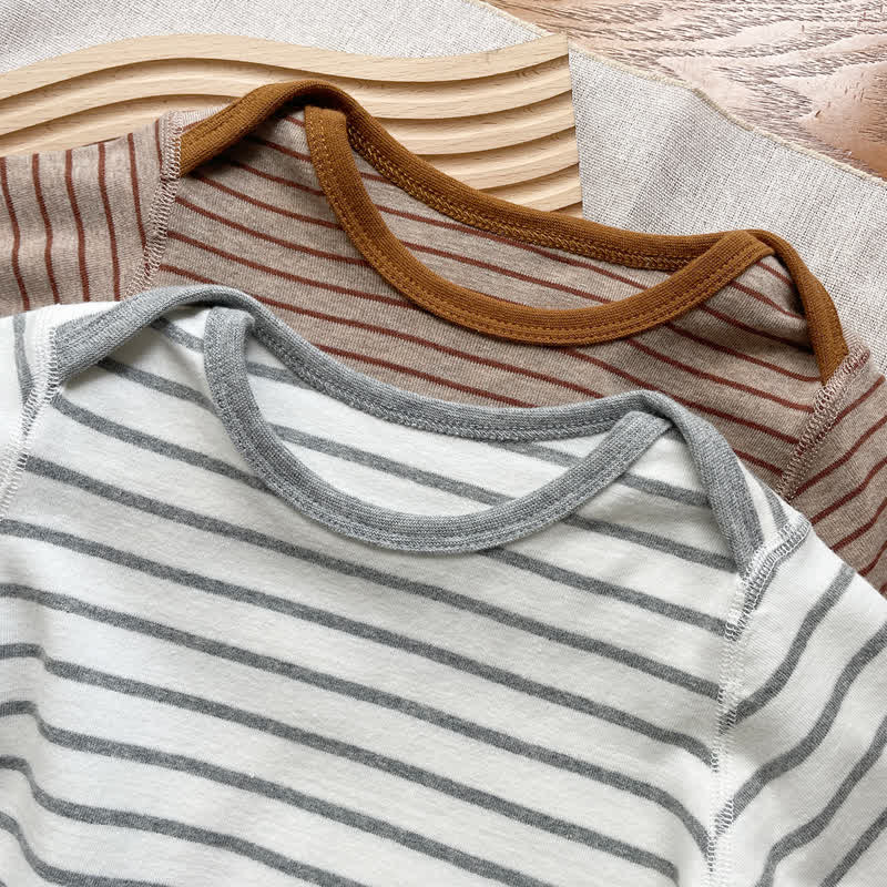 Baby Striped Casual Comfort Romper
