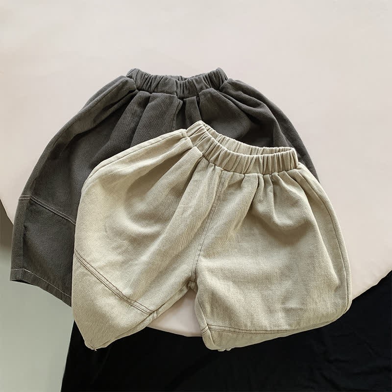 Toddler Boy Contrast Patch Harem Pants