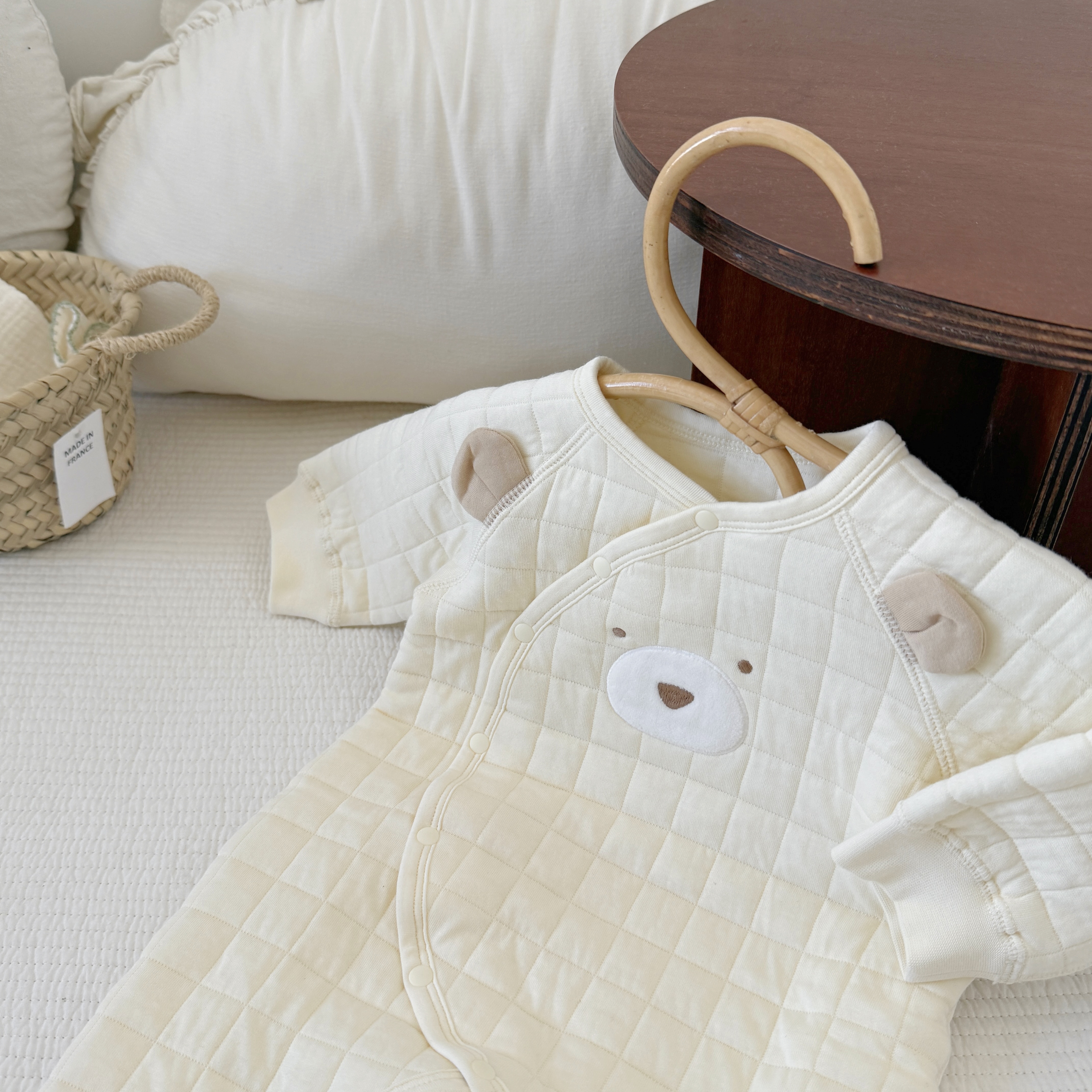 Baby Warm Bear Print Romper