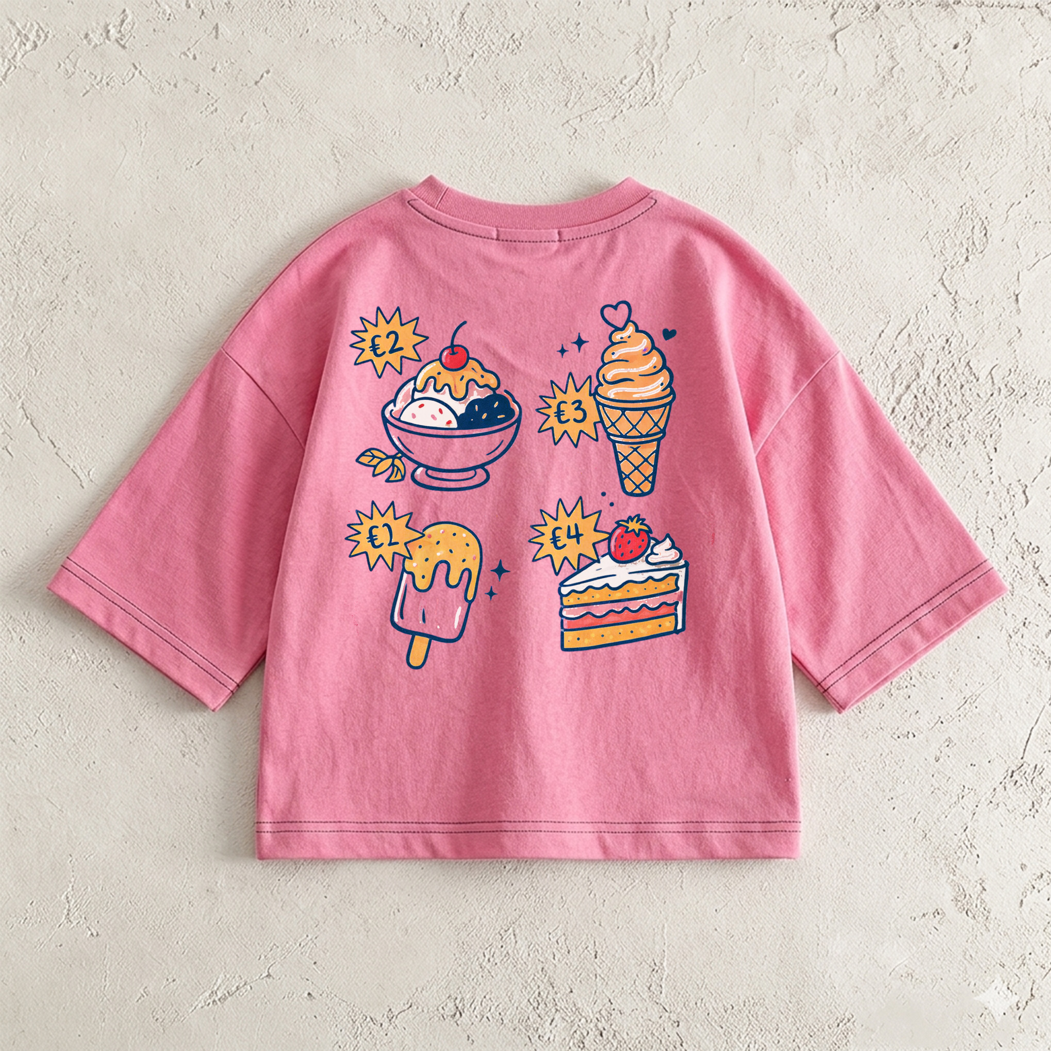 SNACK TIME Baby & Kids Afternoon Tea Front & Back T-Shirt (6M-12Y)