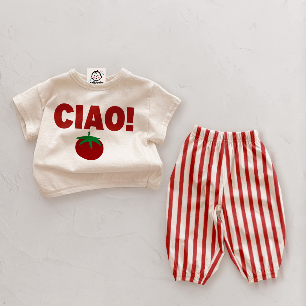 CIAO！Baby 2 Piece Tomato Sets