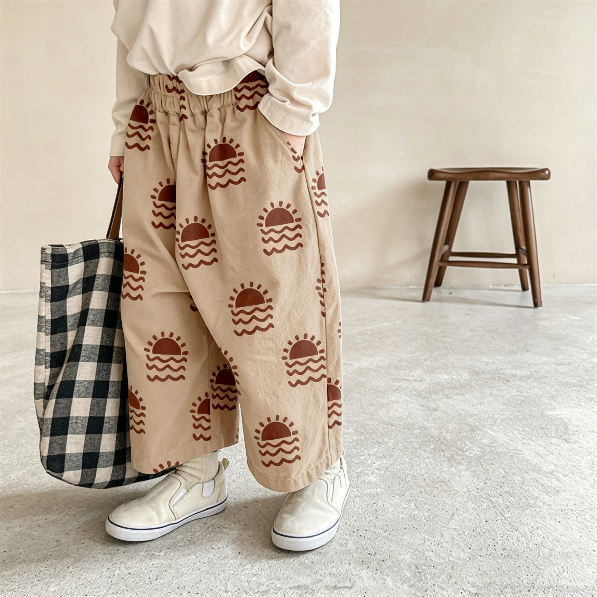 Baby & Kids Sunset Printing Pants