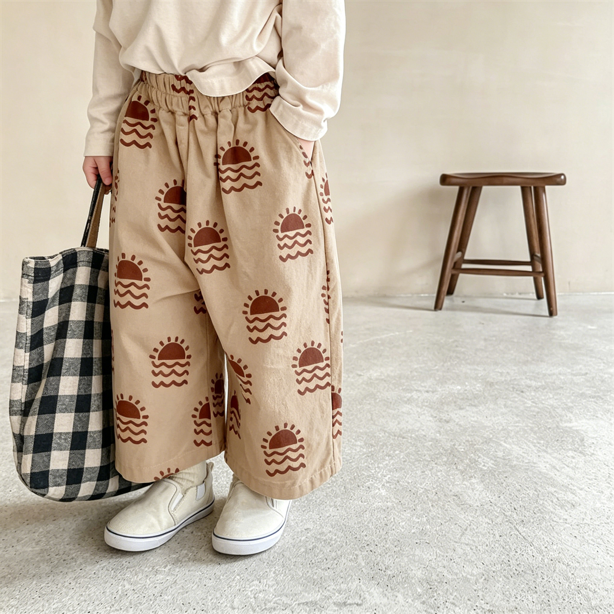 Baby & Kids Sunset Printing Pants