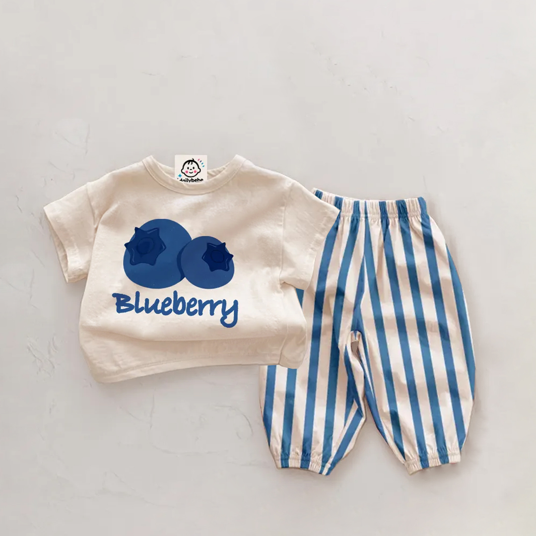 BLUEBERRY Baby 2-Piece Stripe Pants Set