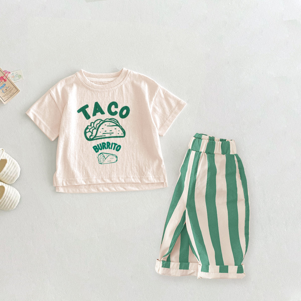 Baby Toddler Alphabet 2-Piece Sweatshirt Set