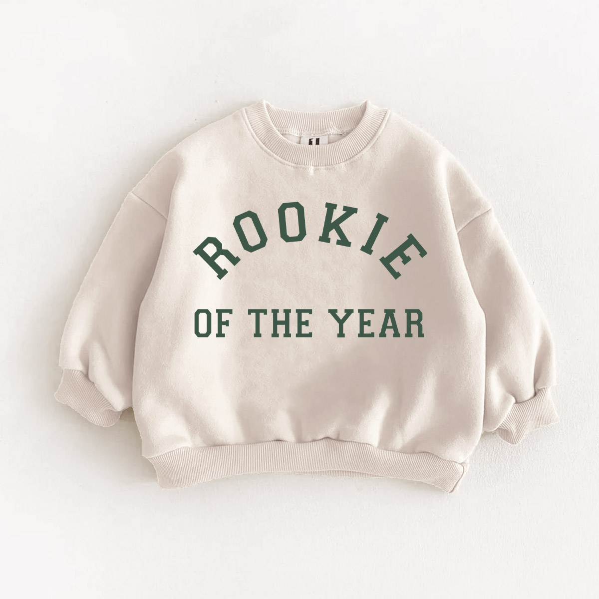 ROOKIE OF THE YEAR Baby Toddler Football Sweatshirt