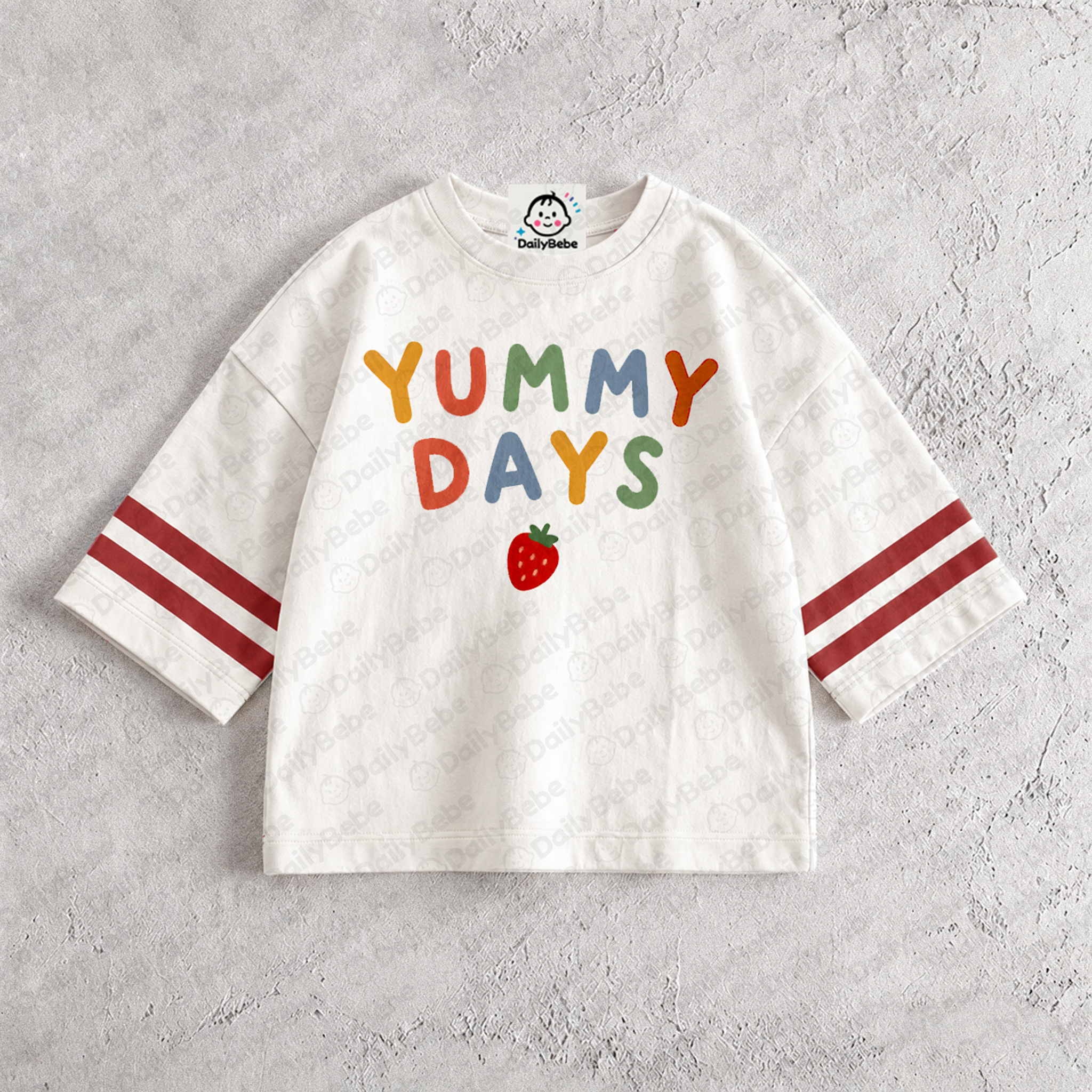YUMMY DAYS Baby & Kids Strawberry T-Shirt (6M-9Y)