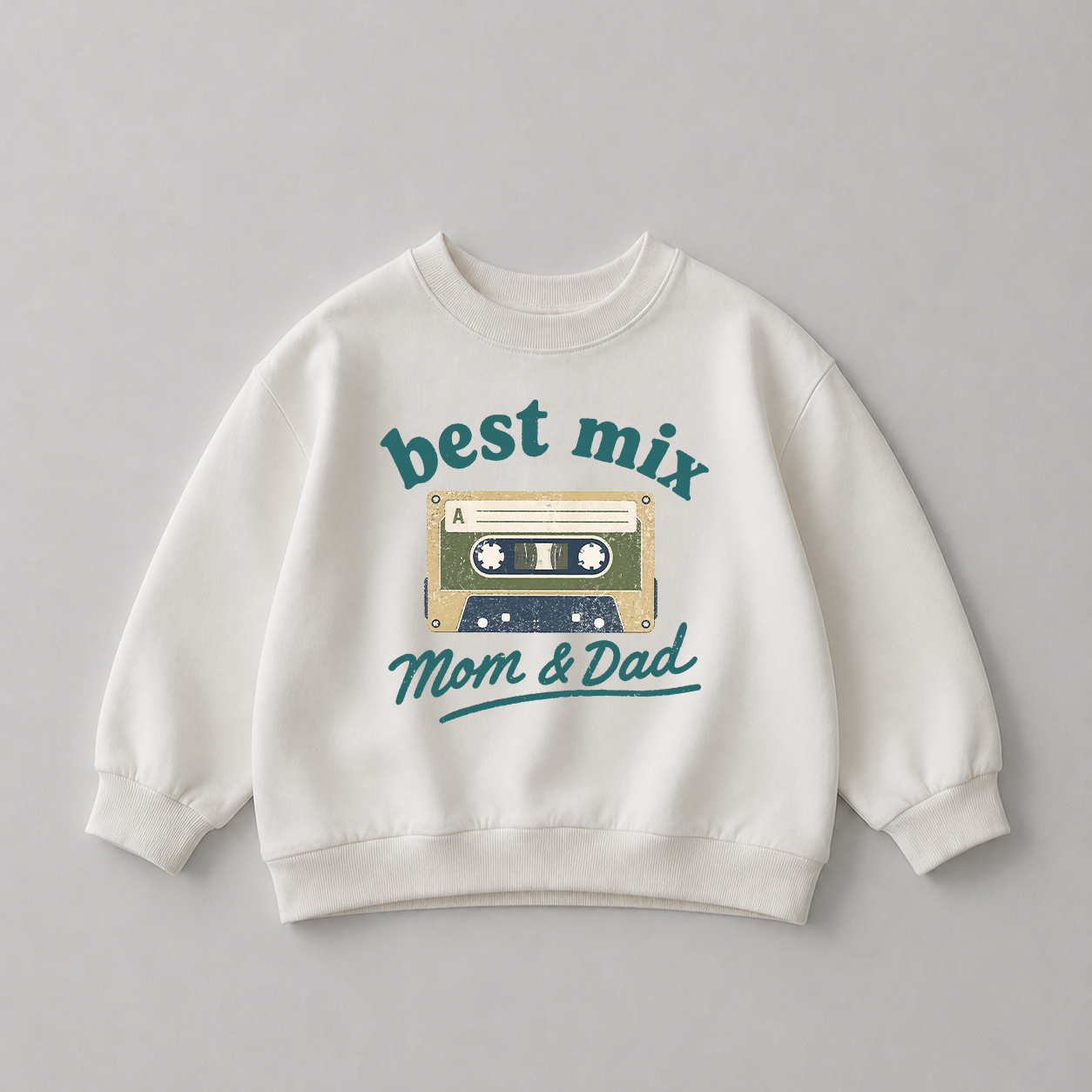BEST & MIX Baby White Sweatshirt