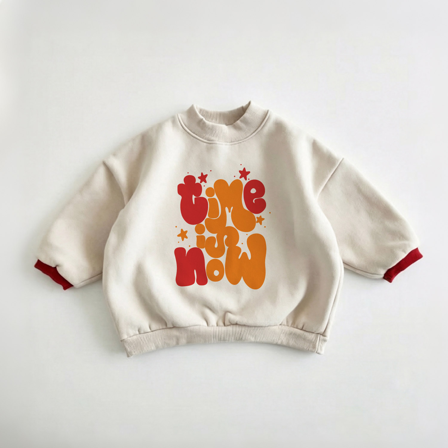 TIME IS NOW Baby Toddler Sweatshirt