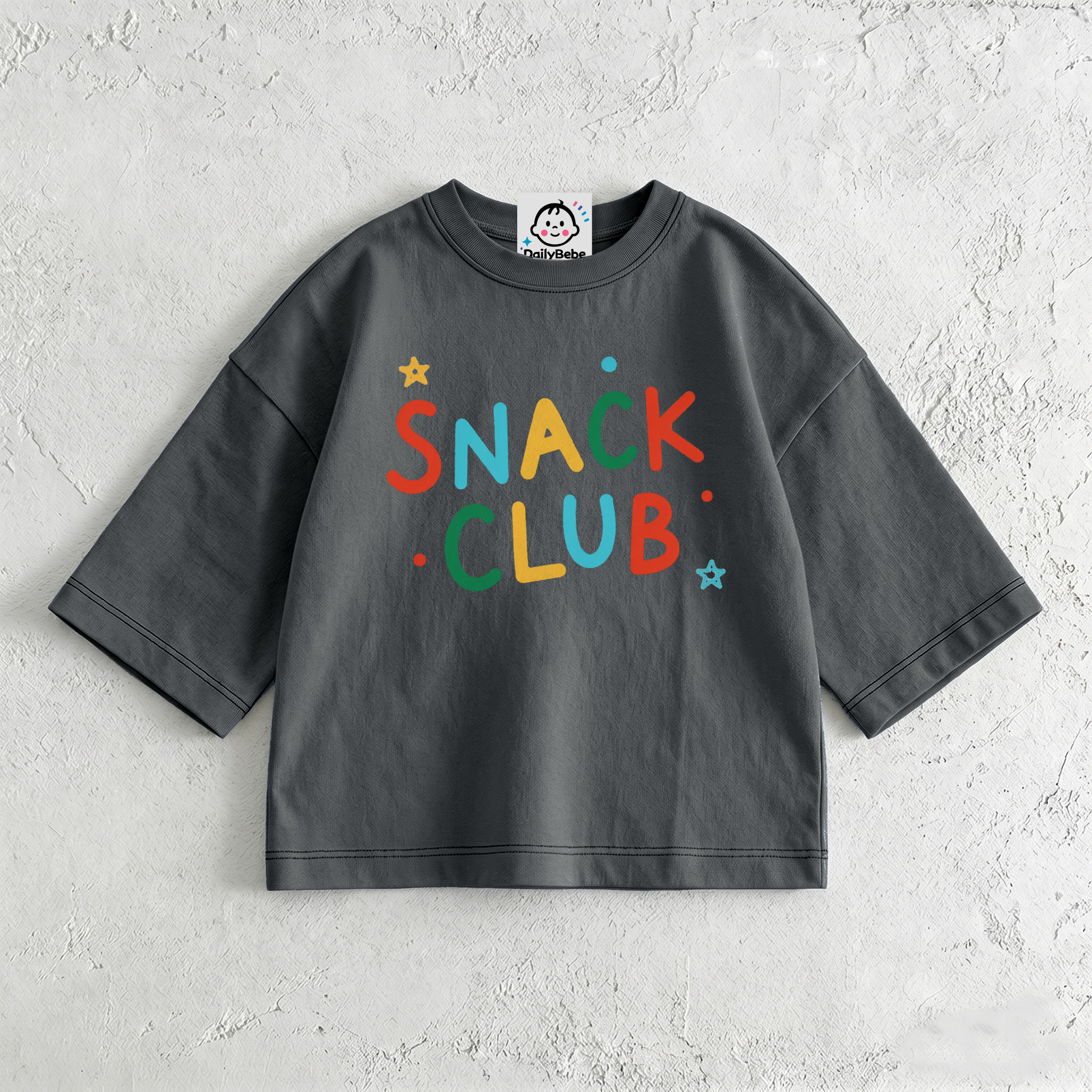 SNACK CLUB Baby & Kids Slogan T-Shirt (6M-12Y)
