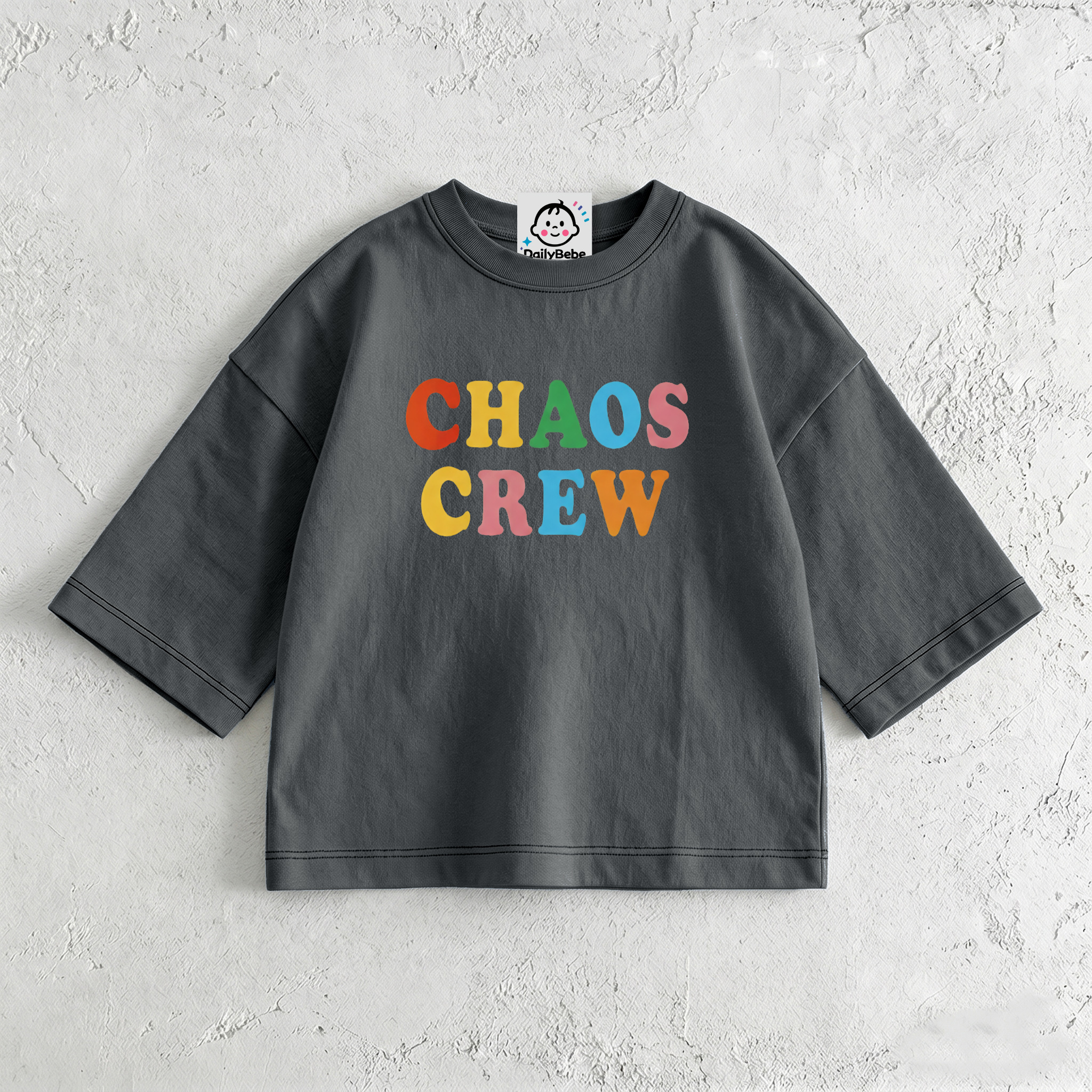 CHAOS CREW Baby & Kids Slogan T-Shirt (6M-12Y)