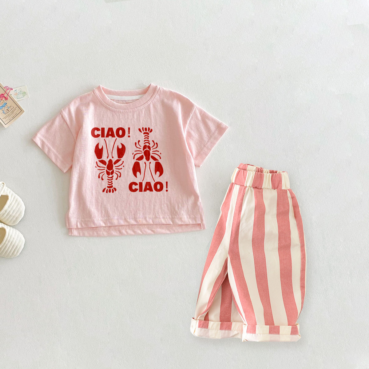 CIAO Baby Toddler 2-Piece Lobster Set