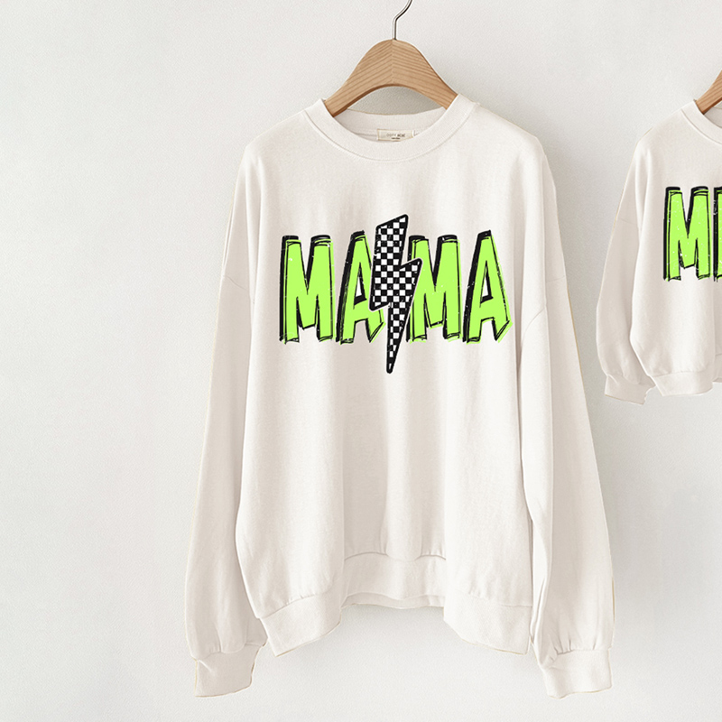 MAMA/MINI Mama and Me Lightning Sweatshirt