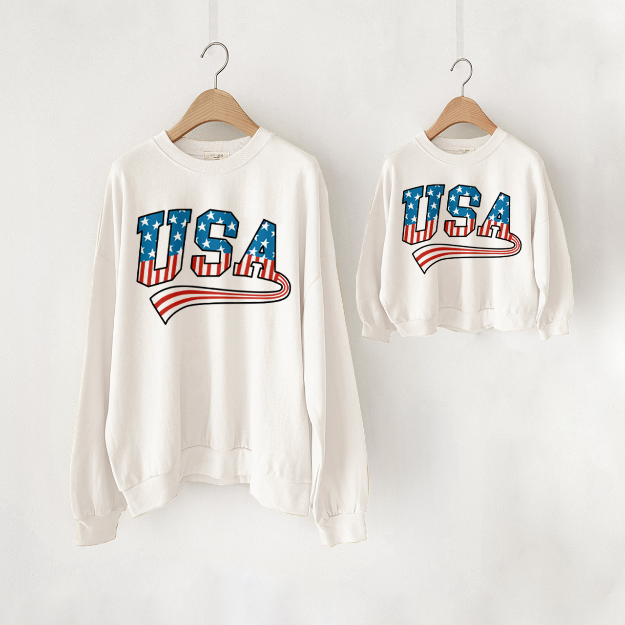 USA Family Slogan Sweatshirt