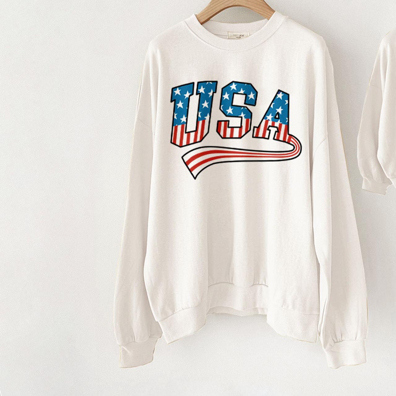 USA Family Slogan Sweatshirt