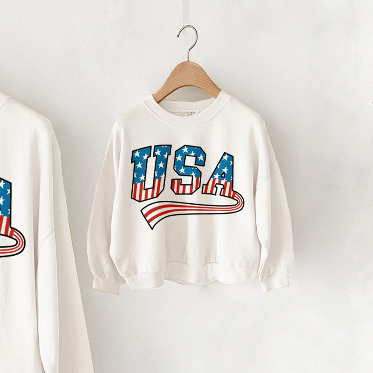 USA Family Slogan Sweatshirt