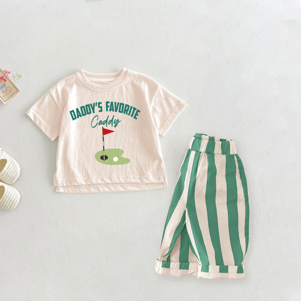 DADDY'S FAVORITE CADDY Baby 2-Piece Golf Friends Set